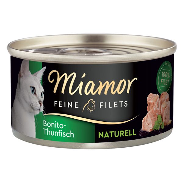 6x80g Fine Filets Naturelle Boniitti tonnikala Miamor Kissanruoka