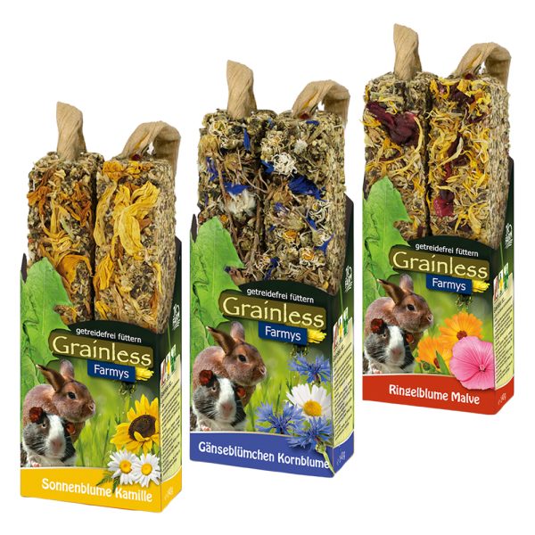 6x2kpl Farmy's Grainless Mixed Pack JR Farm pieneläimille
