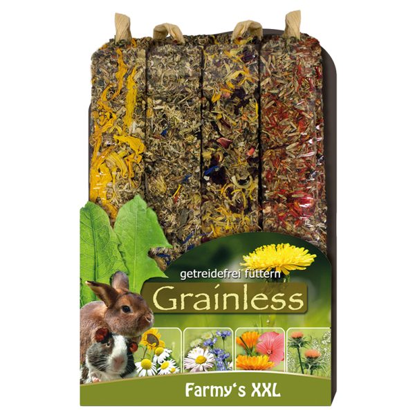 450g JR Farm Farmy's Grainless XXL purutikut jyrsijöille
