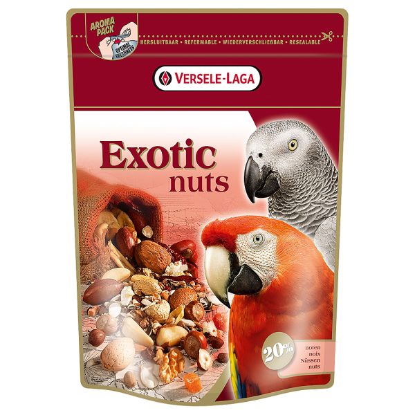2x750g Exotic Nuts Versele Laga linnuille