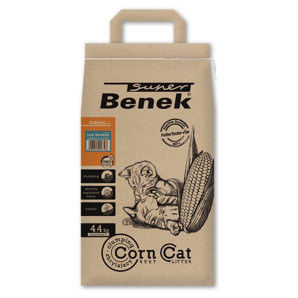 7l (n 4,4 kg) Super Corn Cat Sea Breeze Benek kissanhiekka