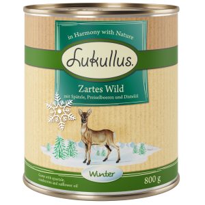 Lukullustalvimenu: murea peuranliha  koiranruoka