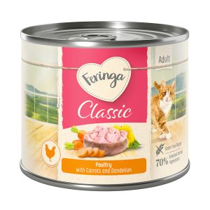 12x200g Classic Meat Menu siipikarja Feringa Kissanruoka