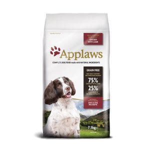 7,5kg Small & Medium Breed Adult Chicken with Lamb Applaws Koiranruoka