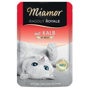 22x100g Ragout Royale in Gravy tai Jelly vasikka, in Jelly Miamor Kissanruoka