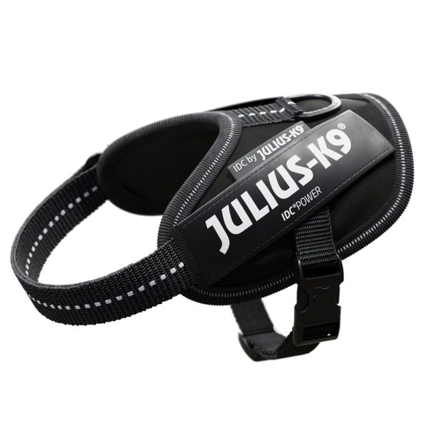 IDC Power koiranvaljaat, musta 33-45 cm (Baby 2 koko) JULIUS-K9