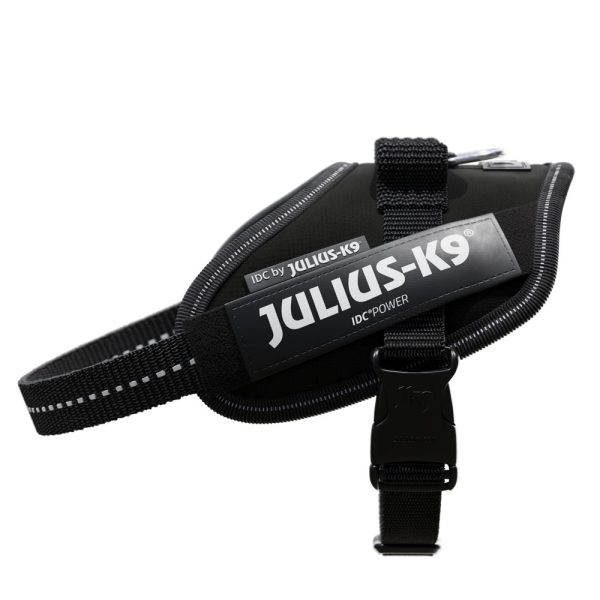JULIUS-K9 IDC® Power -koiranvaljaat, musta - rinnanympärys 71 - 96 cm (2-koko)
