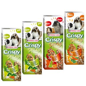 440g Mixed Pack Crispy Sticks Herbivores 4x2kpl Versele Laga