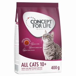 400 g All Cats 10+ Concept for Life kissan kuivaruoka