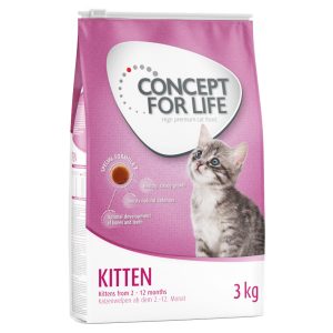 3kg Kitten Concept for Life kissan kuivaruoka