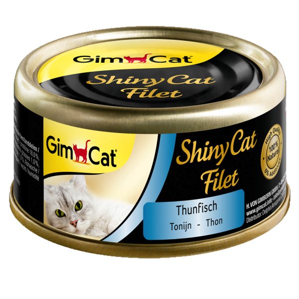 12x70g Shiny Filet tonnikala GimCat Kissanruoka