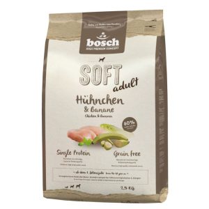 2,5kg Soft Chicken & Banana Bosch HPC Soft Koiranruoka