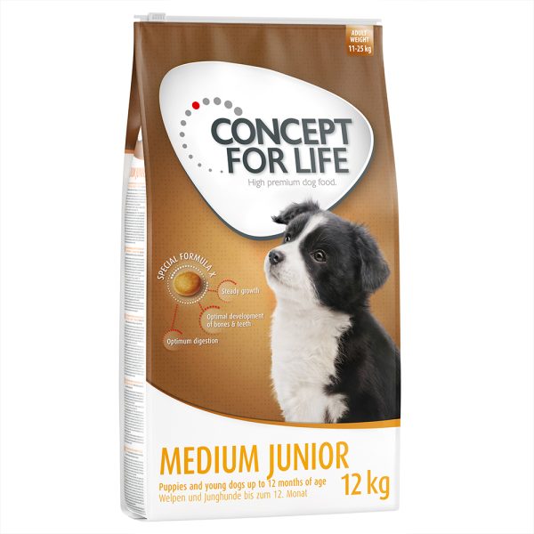 12kg Concept for Life Medium Junior  koiranruoka