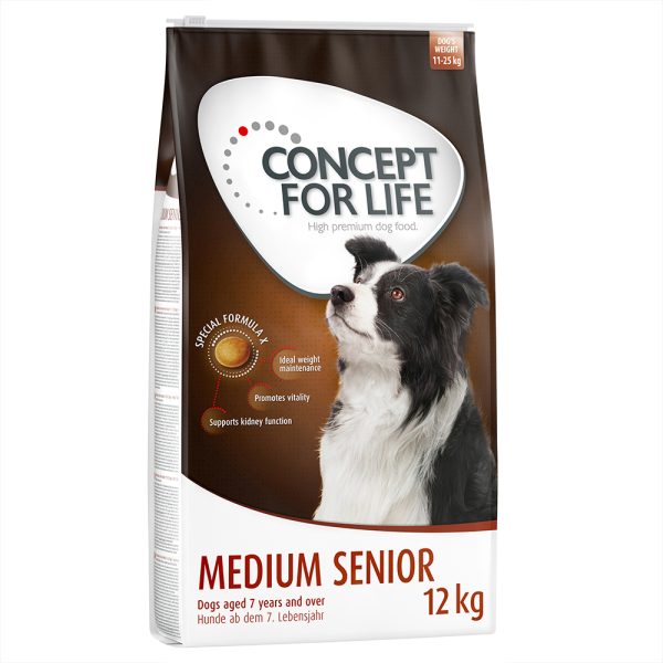12kg Concept for Life Medium Senior  koiranruoka