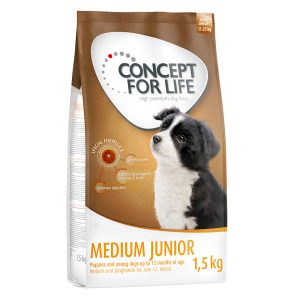 1,5kg Concept for Life Medium Junior  koiranruoka