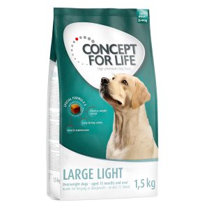 1,5kg Large Light Concept for Life koiranruoka