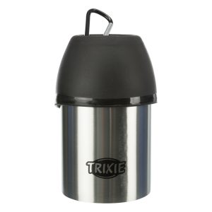 300ml Friends on Tour teräspullo ja vesikuppi Trixie koiralle