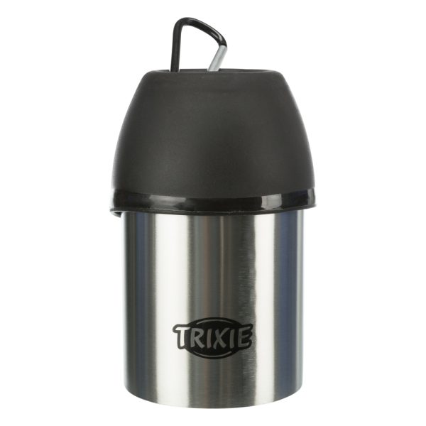 300ml Friends on Tour teräspullo ja vesikuppi Trixie koiralle