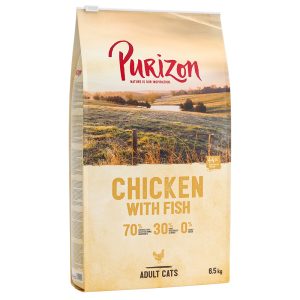 6.5 kg Adult Chicken & Fish viljaton Purizon kissan kuivaruoka