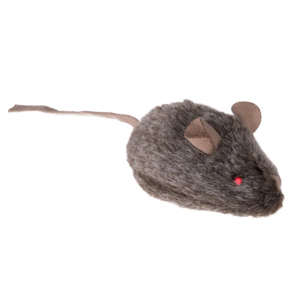 Wild Mouse -lelu äänellä ja LED-valolla kissanlelu