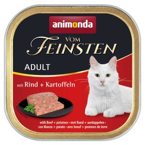 32x100g Adult naudanliha & peruna Animonda Vom Feinsten kissanruoka