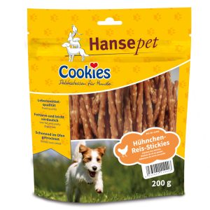 2x200g Cookies Delikatess kanafiletikut & kana-riisitikut koiralle