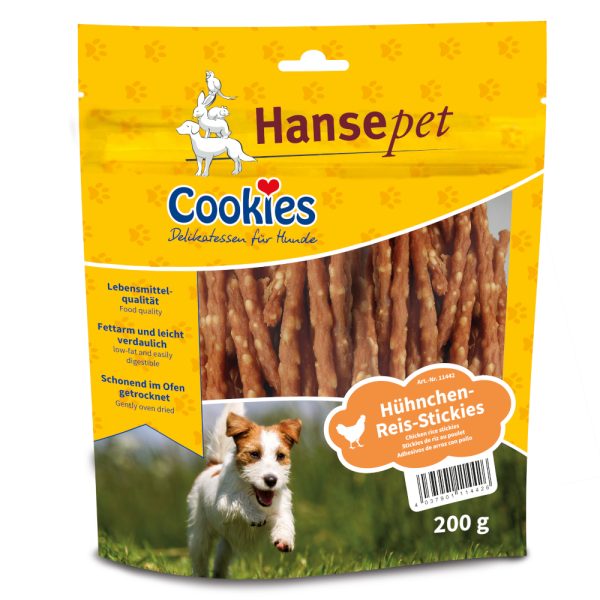 2x200g Cookies Delikatess kanafiletikut & kana-riisitikut koiralle