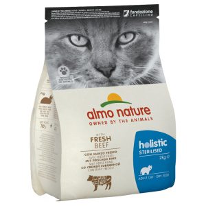 2x2kg Sterilised Beef & Rice Almo Nature Holistic Kissanruoka