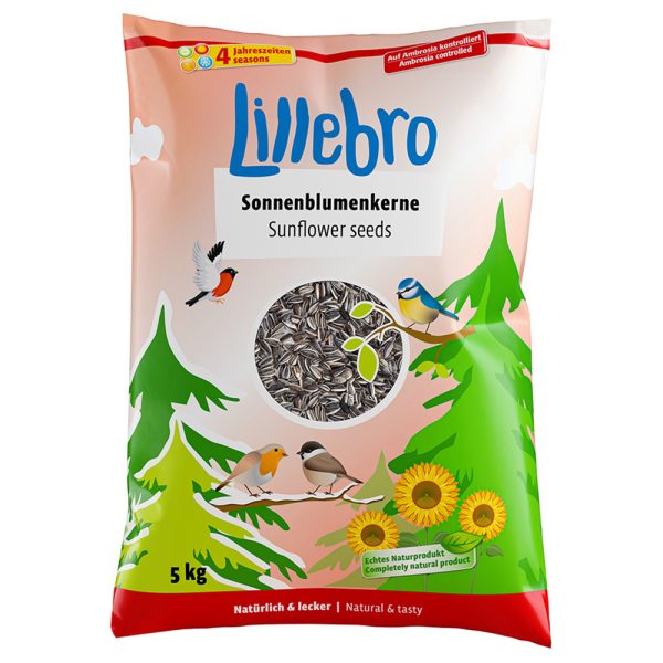 5kg auringonkukansiemenet Lillebro linnuille