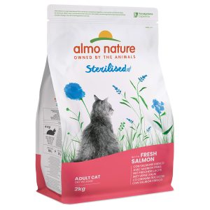 2x2kg Sterilised Salmon & Rice Almo Nature Holistic Kissanruoka