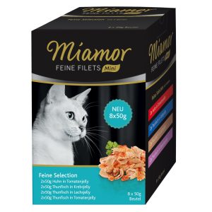 16x50g Fine Filets Mini Pouch Multibox Selection I Miamor Kissanruoka