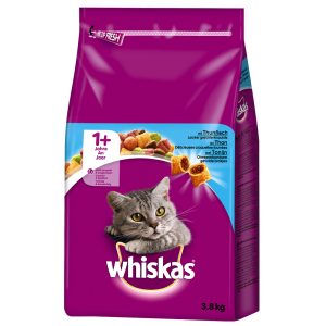 2x3,8 kg Chicken + Tuna Whiskas Kissanruoka