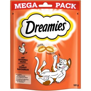 180g Big Pack kana Dreamies kissalle