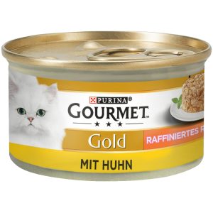 24x85g Gold Ragout kana & nauta Gourmet Kissanruoka
