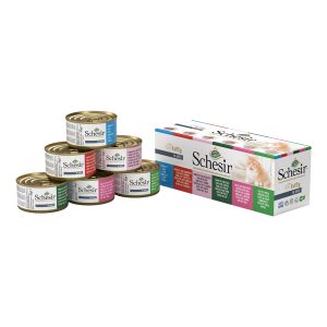 24x85g in Jelly lajitelma 6 makua Schesir kissanruoka