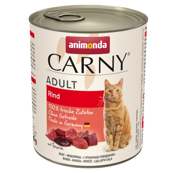 6x800g Adult nauta Animonda Carny Kissanruoka