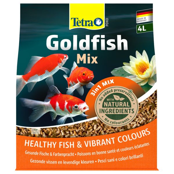 2x4l Pond Goldfish Mix Tetra kaloille