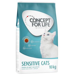 10kg Sensitive Cats Concept for Life kissan kuivaruoka