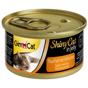 12x70g Shiny Jelly tonnikala & kana GimCat Kissanruoka