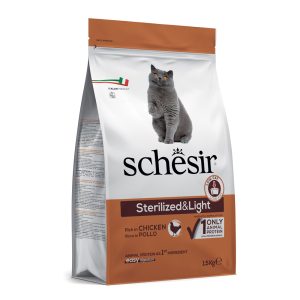 1,5kg  Sterilized & Light kana Schesir kissanruoka