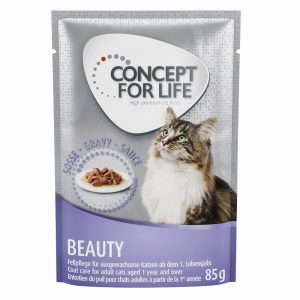 12 x 85 g Concept for Life Beauty Adult in Gravy, kissanruoka