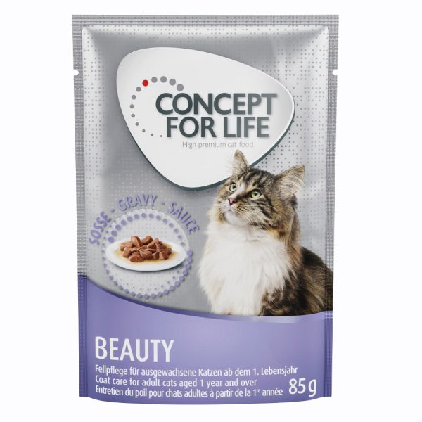 12 x 85 g Concept for Life Beauty Adult in Gravy, kissanruoka