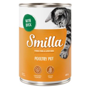 6x400g siipikarjapata siipikarja & ankka Smilla kissan märkäruoka
