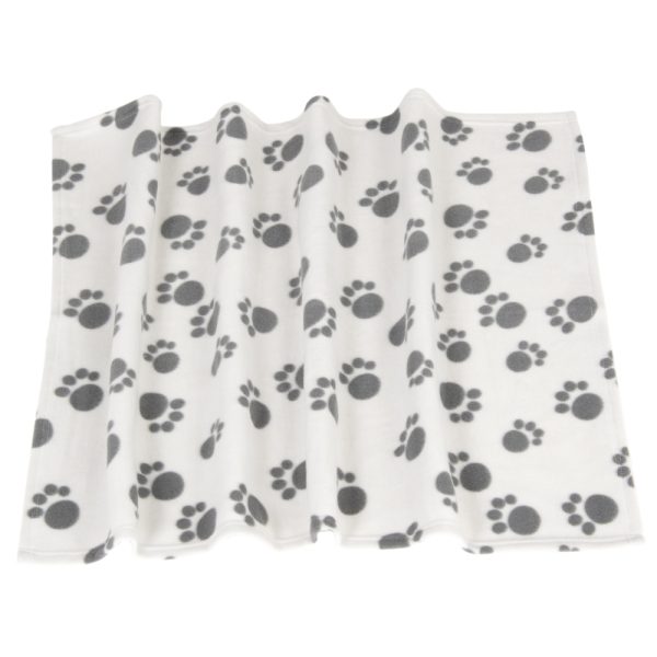 Pawty-fleecepeitto P100xL70cm valkoinen