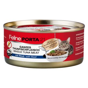 24x156g tonnikala & naudanliha viljaton Porta 21 Kissanruoka