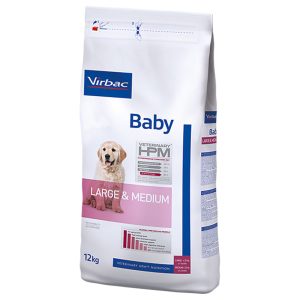 12kg Virbac Veterinary HPM Baby Dog Large & Medium Kuivaruoka koirille