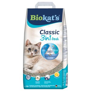 10l Fresh 3in1 Cotton Blossom Biokat's kissanhiekka