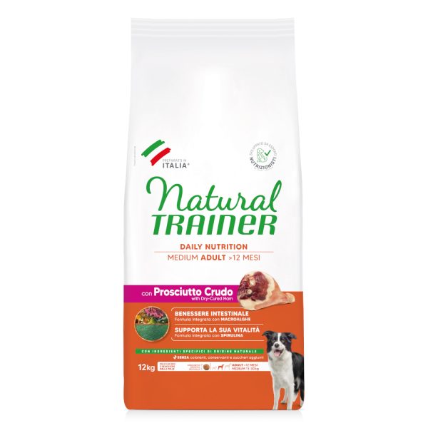 12kg Trainer Natural Adult Medium Prosciutto  koiranruoka