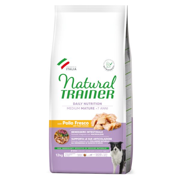 12kg Medium Senior Trainer Natural Nova Foods Kuivamuona koiranruoka