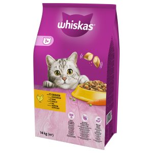 2x14kg 1+ Chicken Whiskas Kissanruoka